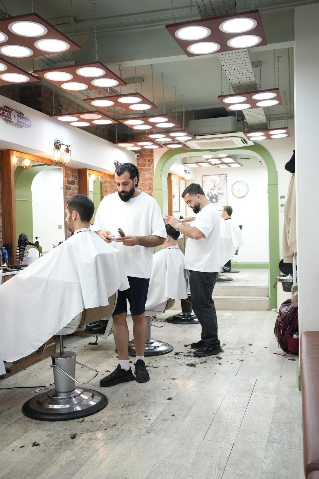 Camden Barbers haircut result